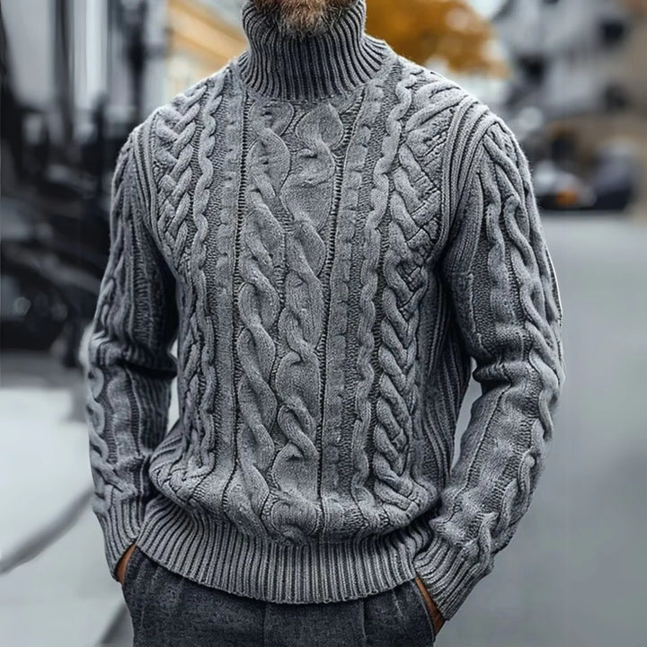 Adriano™ - Vintage Cable Knit Sweater