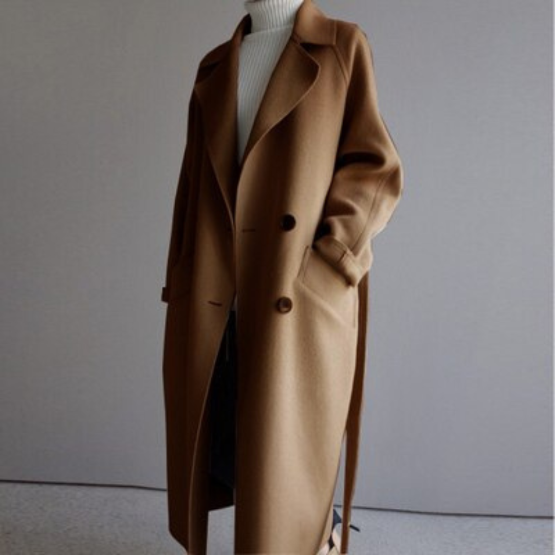 AMARA - Longline Wool Coat