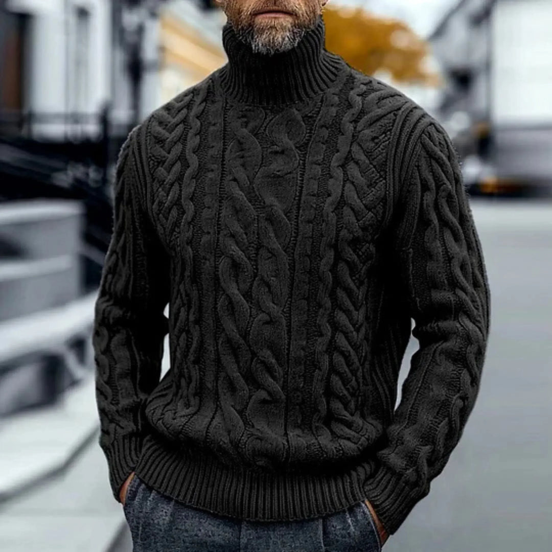Adriano™ - Vintage Cable Knit Sweater