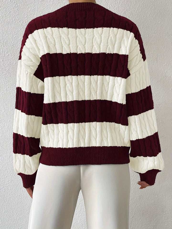 MELIE - Stylish Colour-Block Jumper