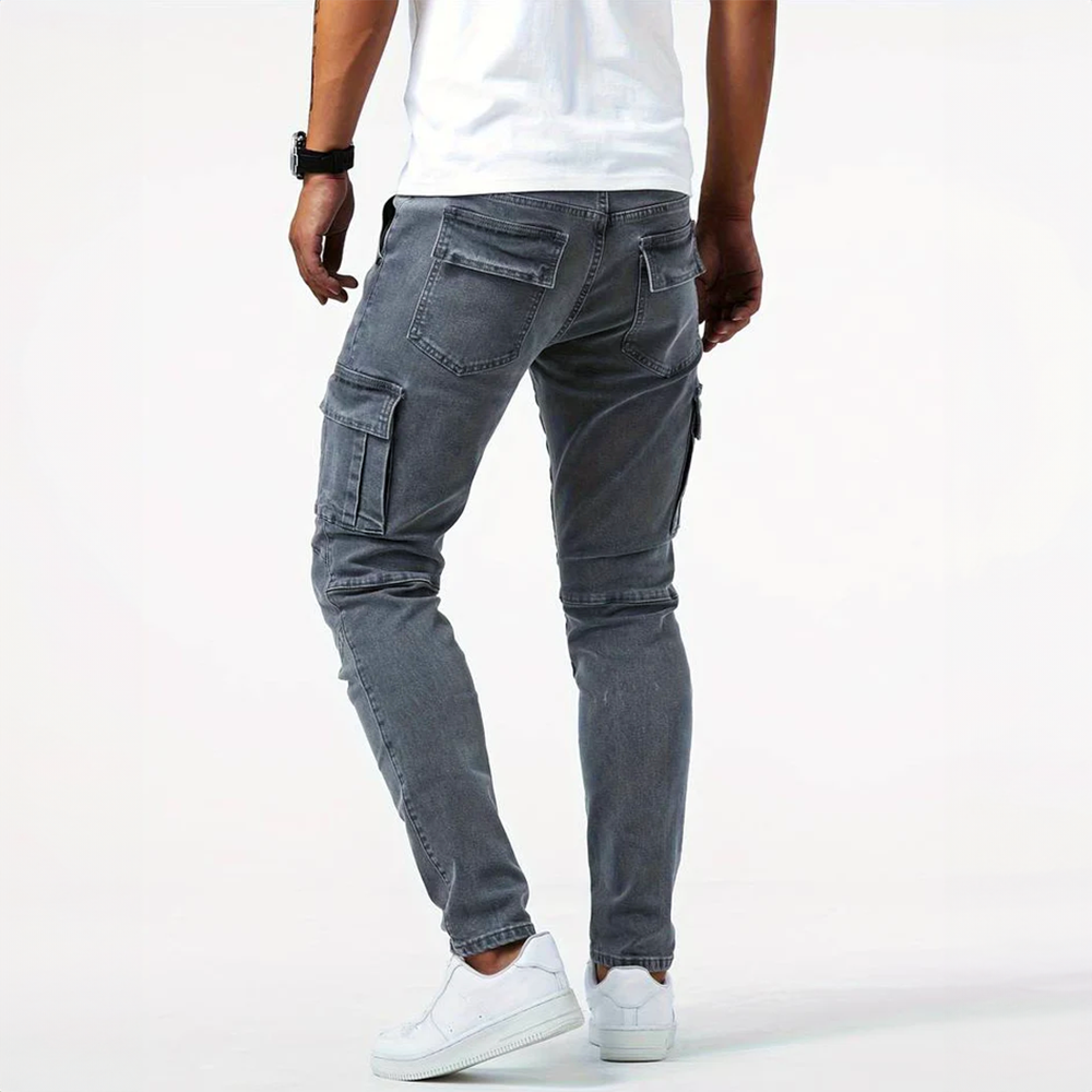 Metro | Denim Cargo Jeans