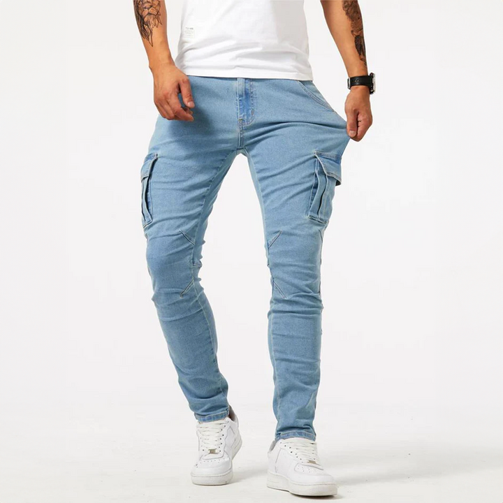 Metro | Denim Cargo Jeans