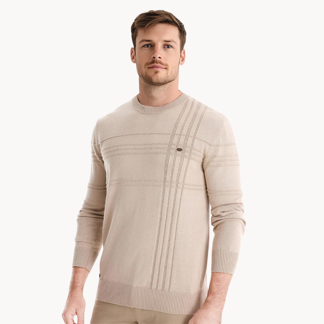 Dalé™ | Men's Sweater with Check Design