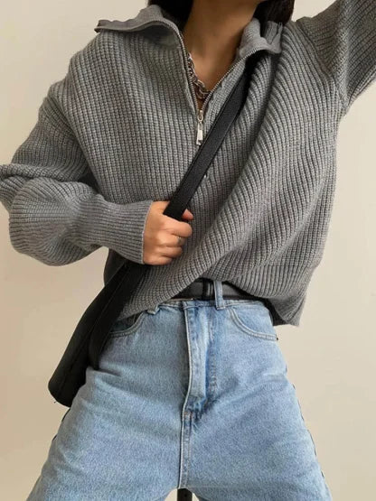 ANN – High Quality Zip Sweater