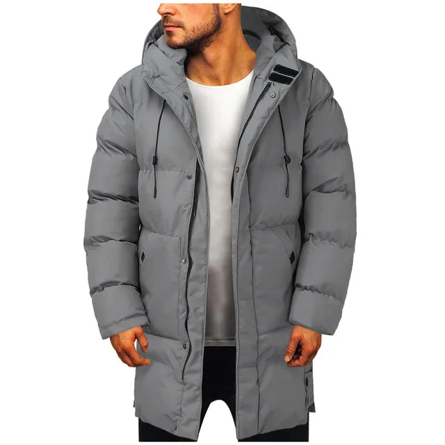 Abraham | Men's Long Parka Coat