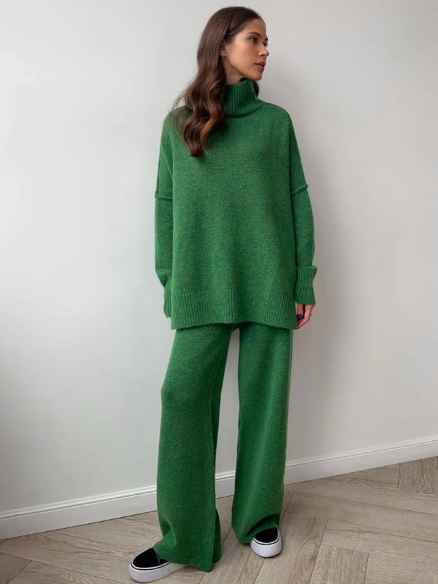 Valeria | Turtleneck Knit Set