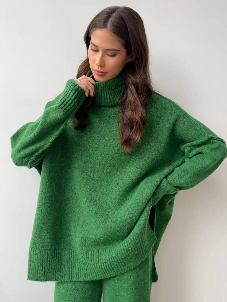 Valeria | Turtleneck Knit Set