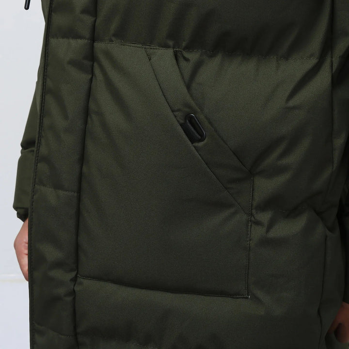 Abraham | Men's Long Parka Coat