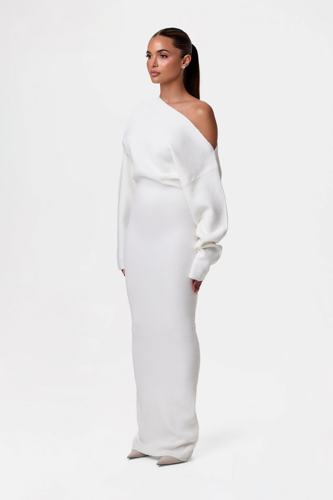 Off Shoulder | Sweater Dress