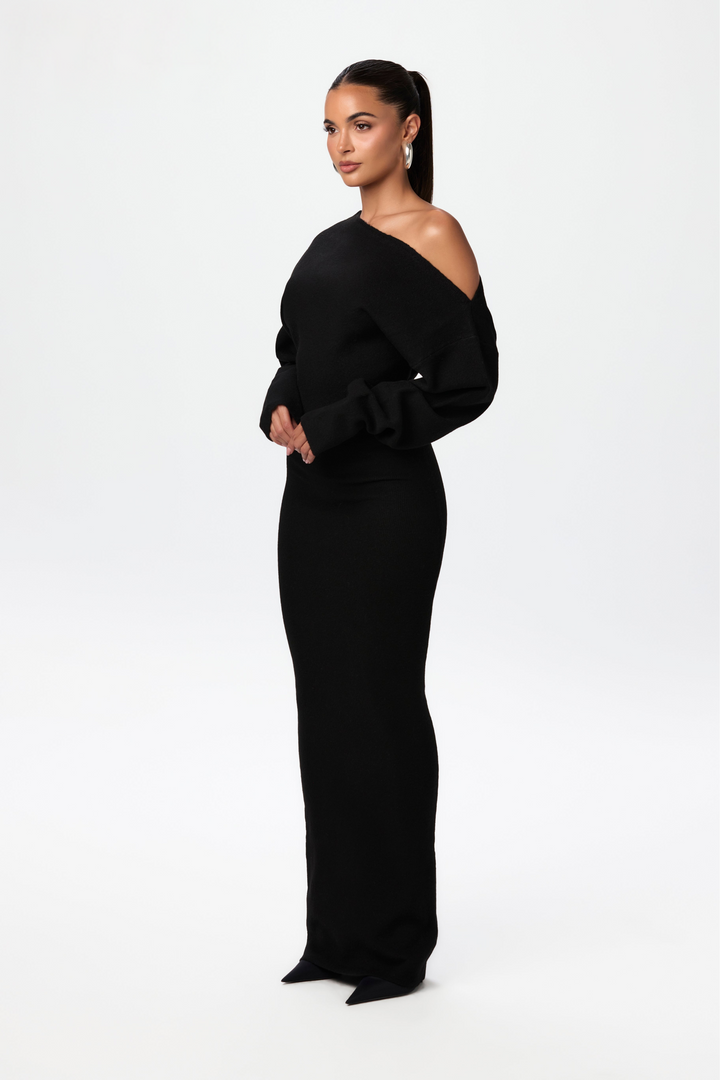 Off Shoulder | Sweater Dress