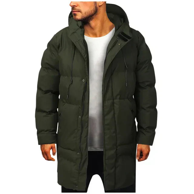 Abraham | Men's Long Parka Coat