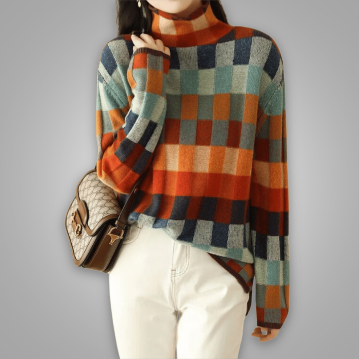 LILLIAN - Modern Patchwork Jumper