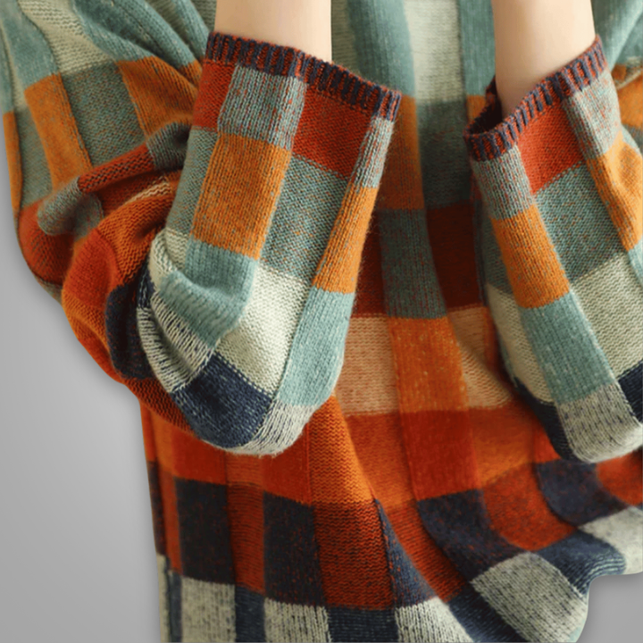 LILLIAN - Modern Patchwork Jumper