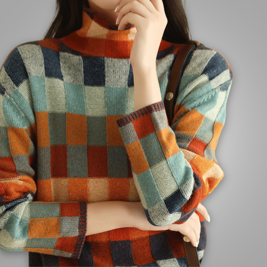 LILLIAN - Modern Patchwork Jumper