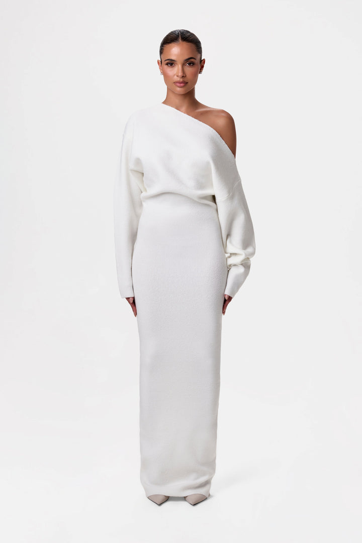 Off Shoulder | Sweater Dress