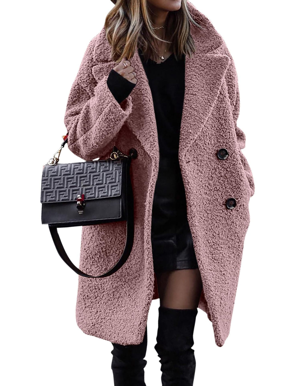 LILY - Long Plush Coat