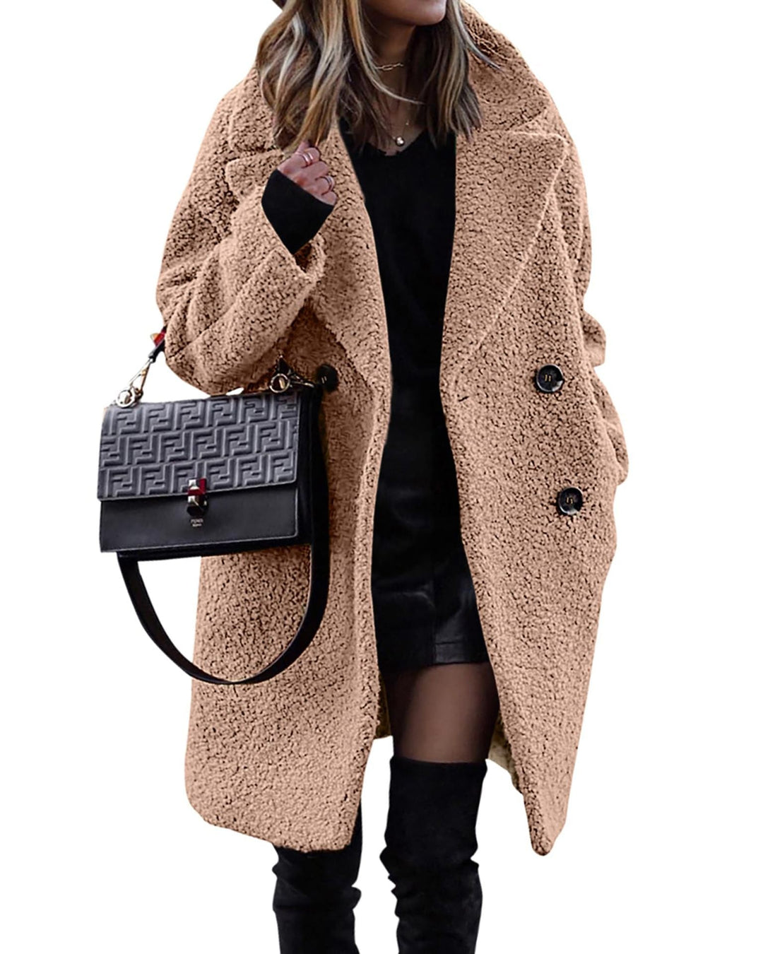 LILY - Long Plush Coat