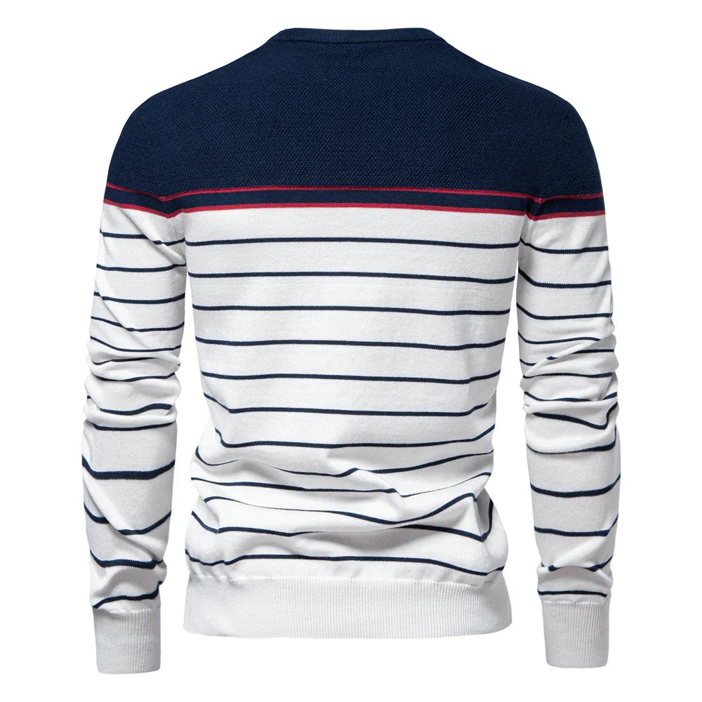 Sven™ | Men's Sweater with Stripe Design