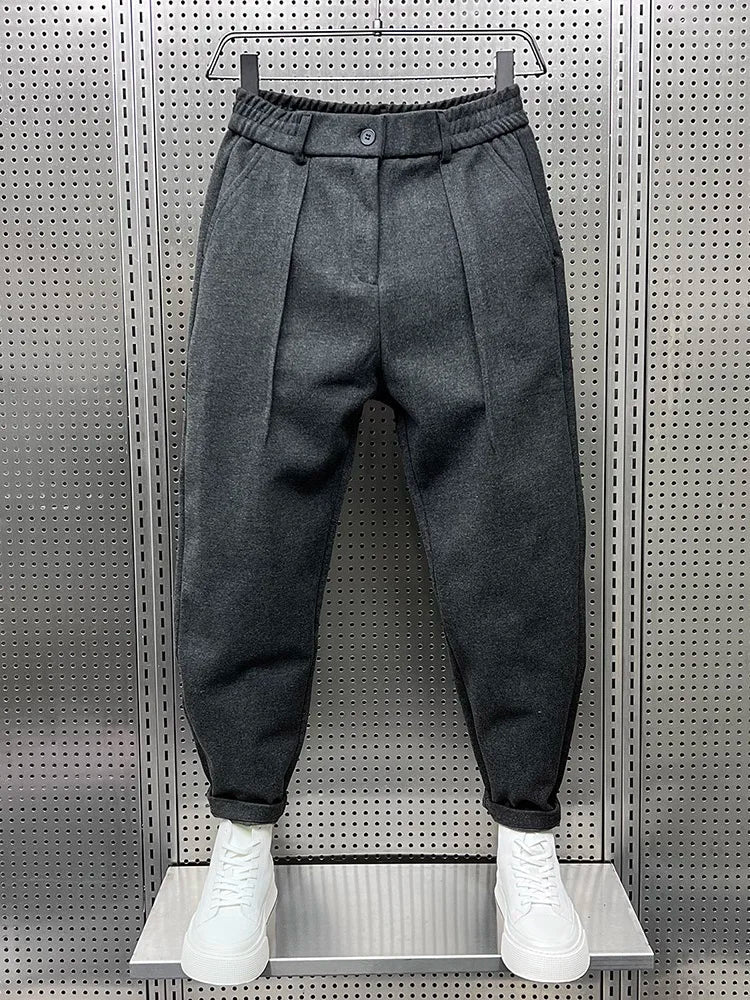 Curt | Tailored Heathered Trousers