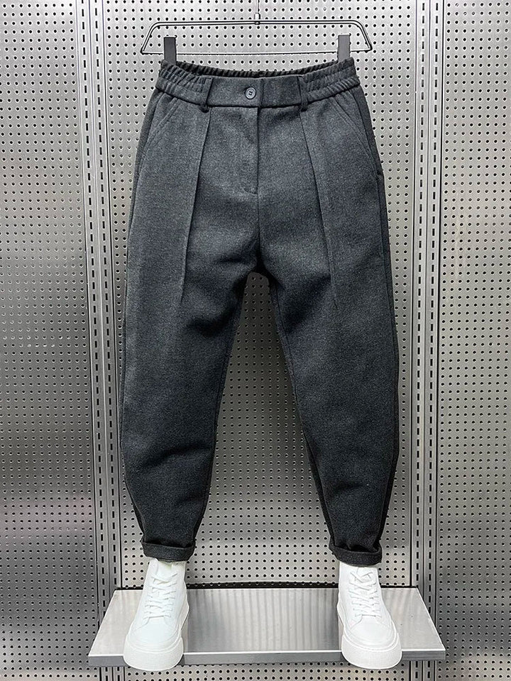 Curt | Tailored Heathered Trousers