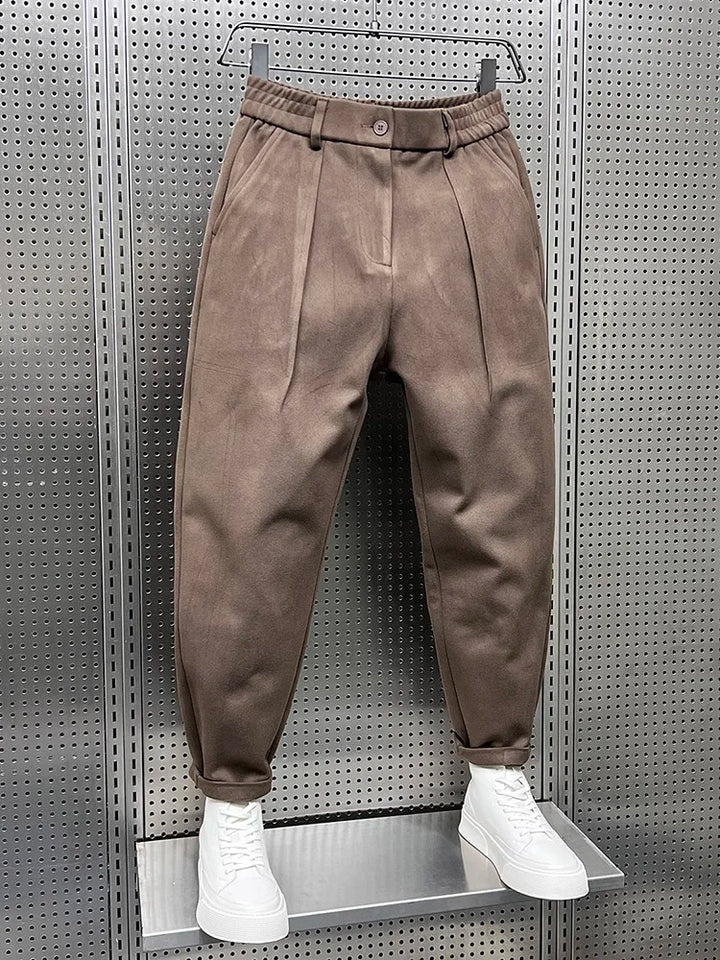 Curt | Tailored Heathered Trousers
