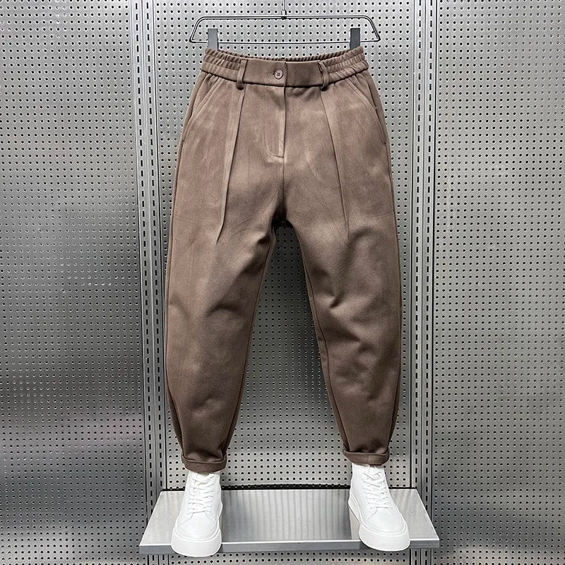 Curt | Tailored Heathered Trousers