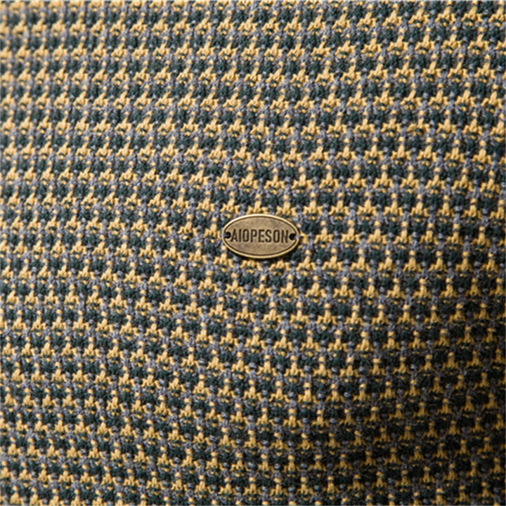 Martin™ | Men's Knit Sweater in Plaid Design