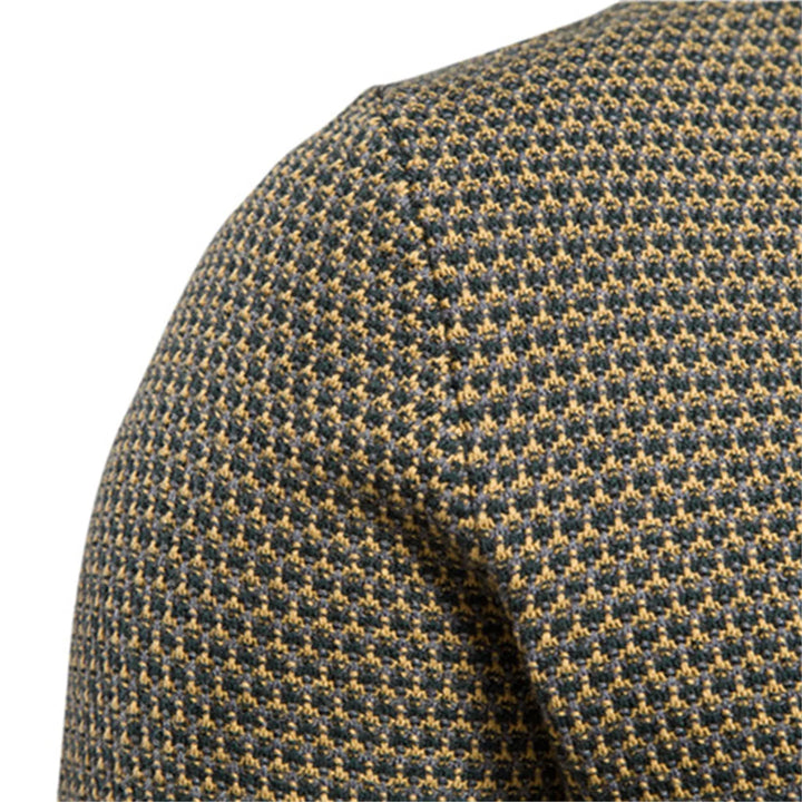 Martin™ | Men's Knit Sweater in Plaid Design