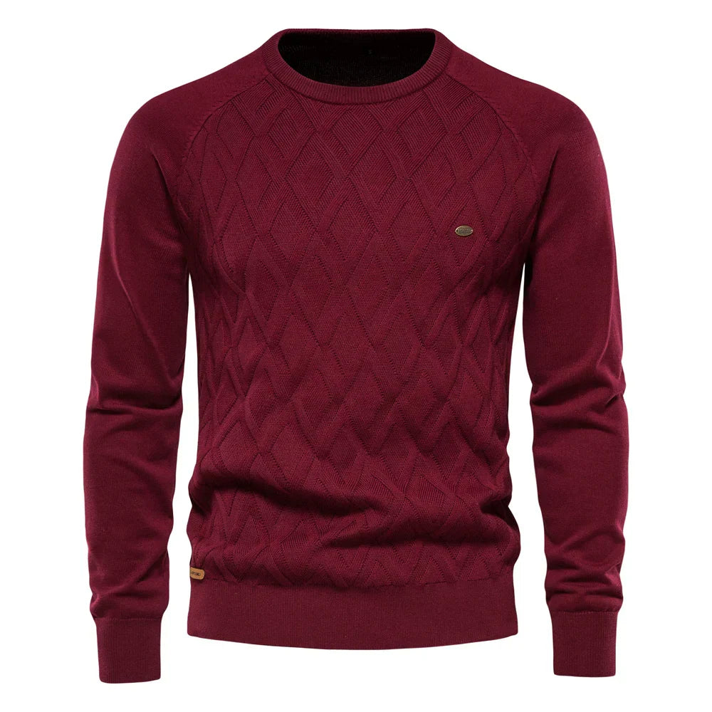 Lloyd™ | Men's Plaid Knit Sweater