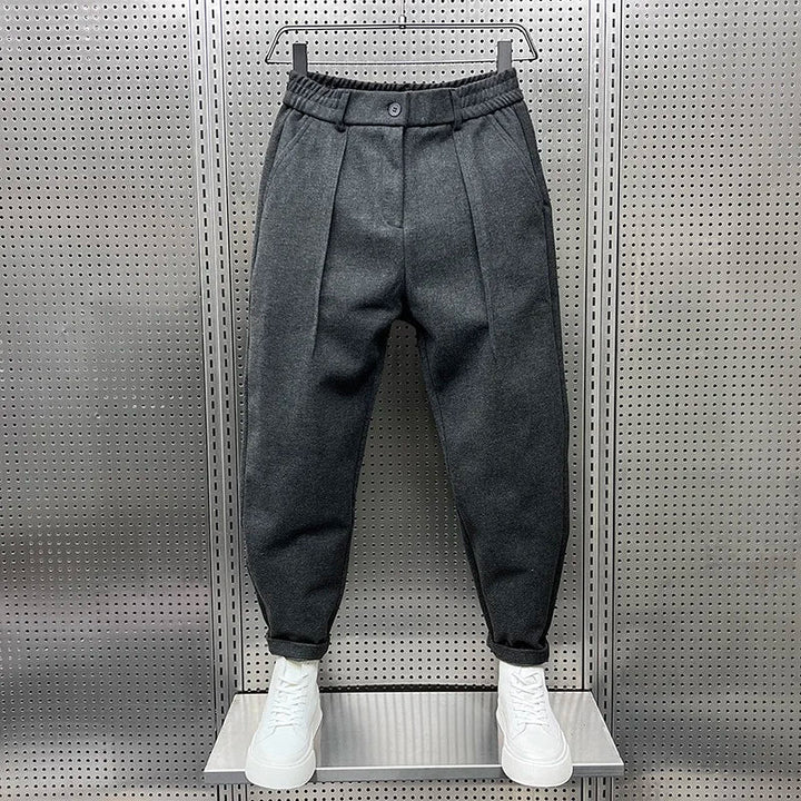 Curt | Tailored Heathered Trousers