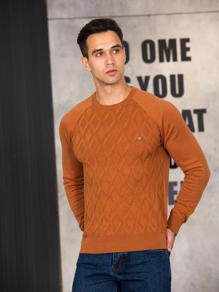 Lloyd™ | Men's Plaid Knit Sweater