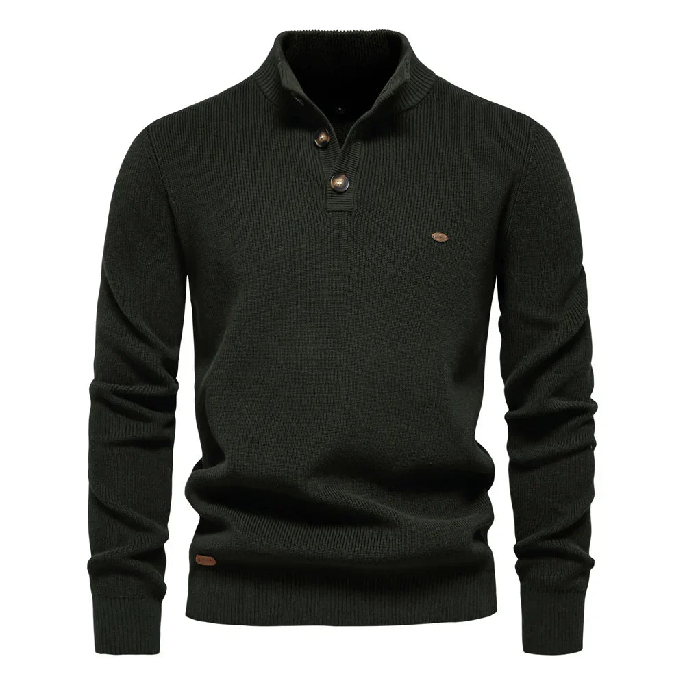 Leon™ | Men's Button-Detail Sweater