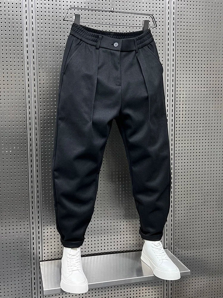 Curt | Tailored Heathered Trousers