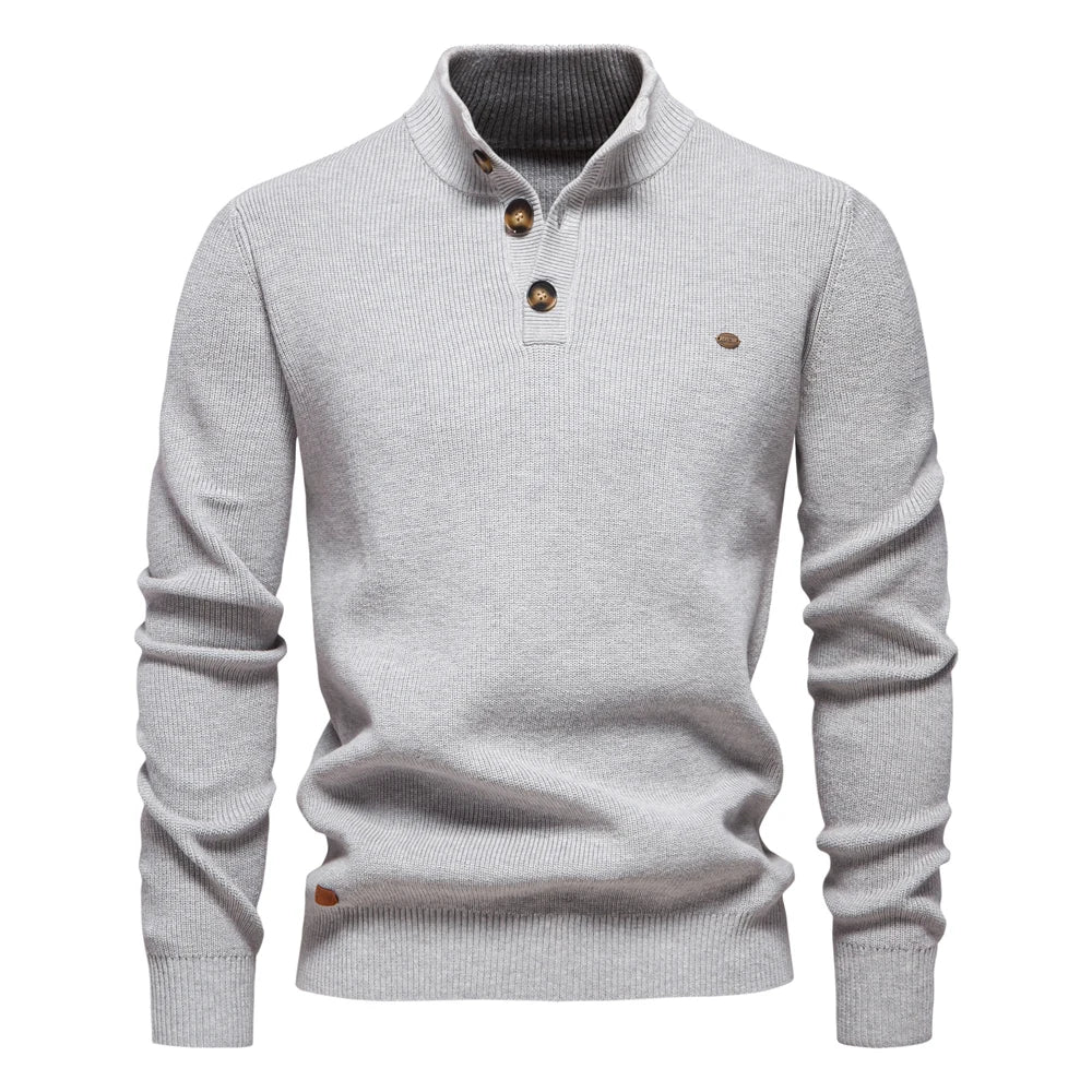 Leon™ | Men's Button-Detail Sweater