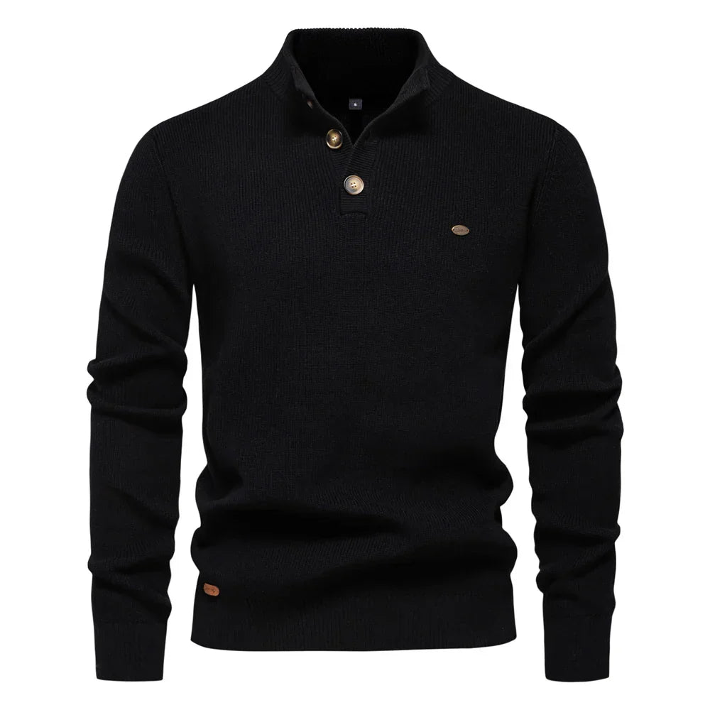 Leon™ | Men's Button-Detail Sweater