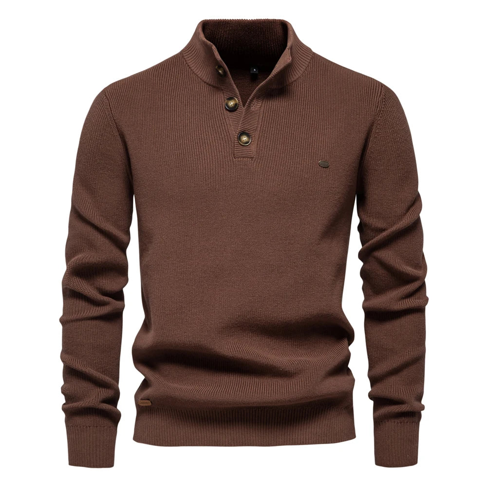 Leon™ | Men's Button-Detail Sweater