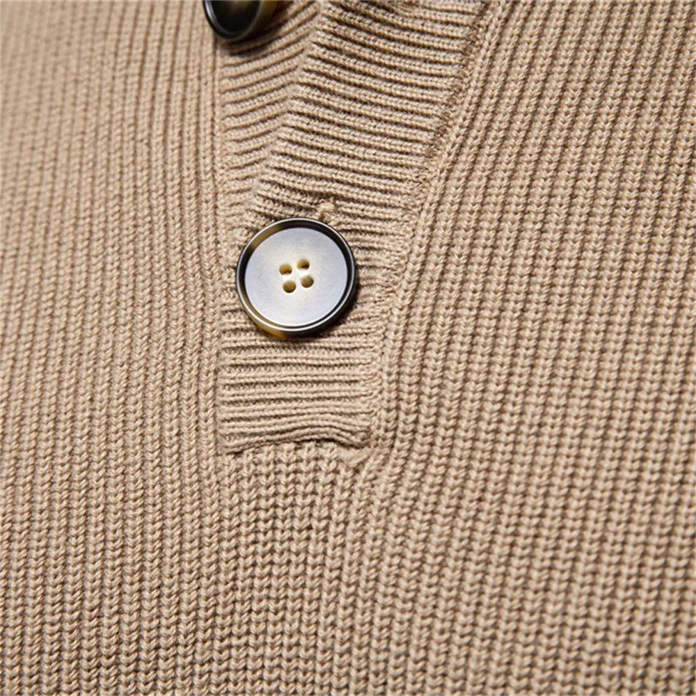 Leon™ | Men's Button-Detail Sweater