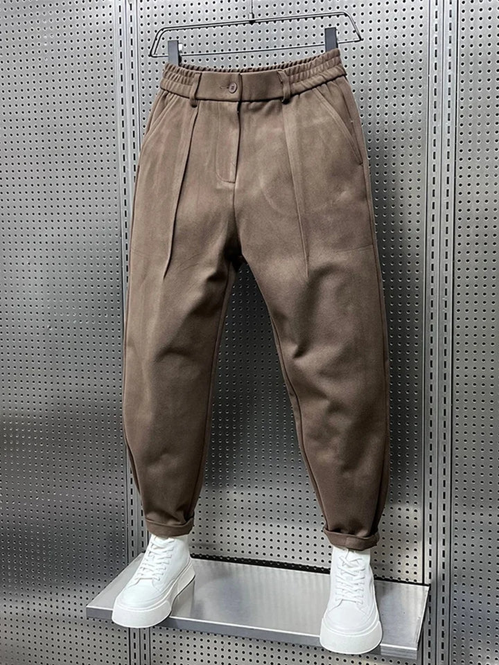Curt | Tailored Heathered Trousers