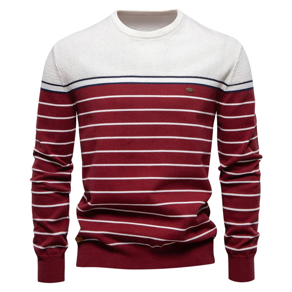 Sven™ | Men's Sweater with Stripe Design