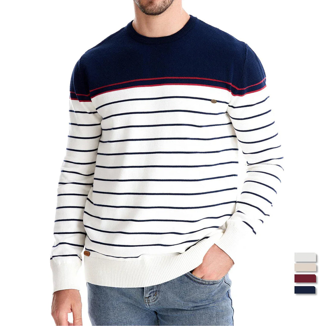 Sven™ | Men's Sweater with Stripe Design