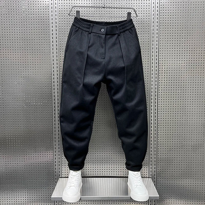 Curt | Tailored Heathered Trousers
