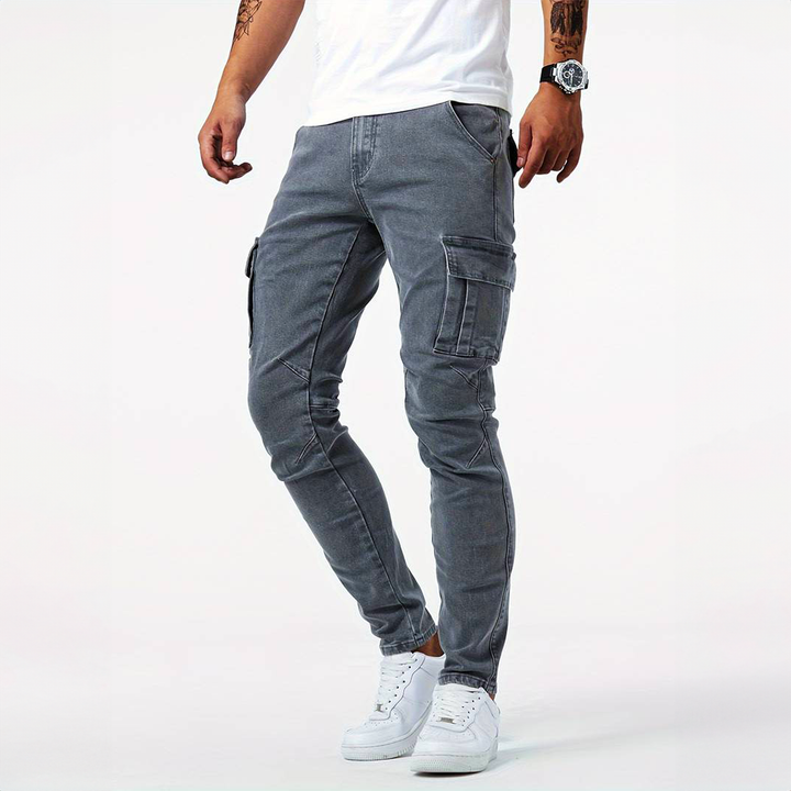 Metro | Denim Cargo Jeans