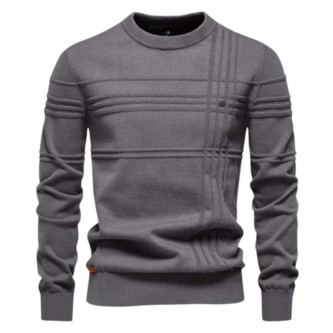 Dalé™ | Men's Sweater with Check Design