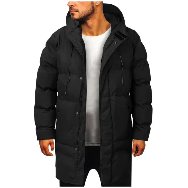 Abraham | Men's Long Parka Coat