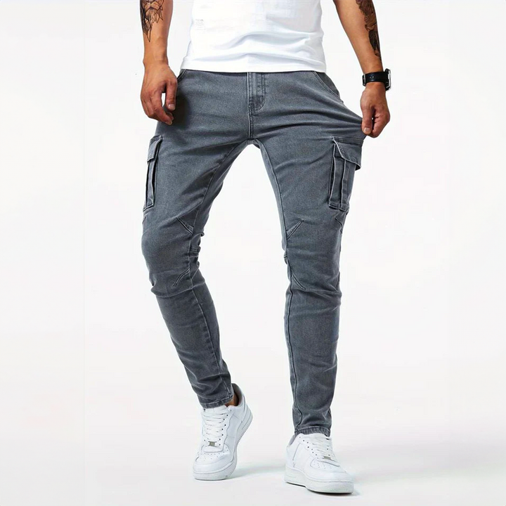 Metro | Denim Cargo Jeans