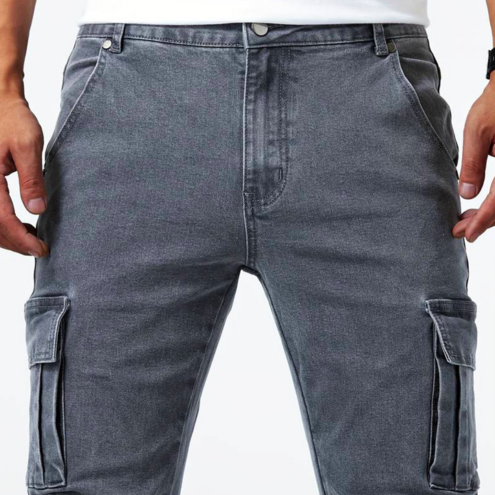 Metro | Denim Cargo Jeans