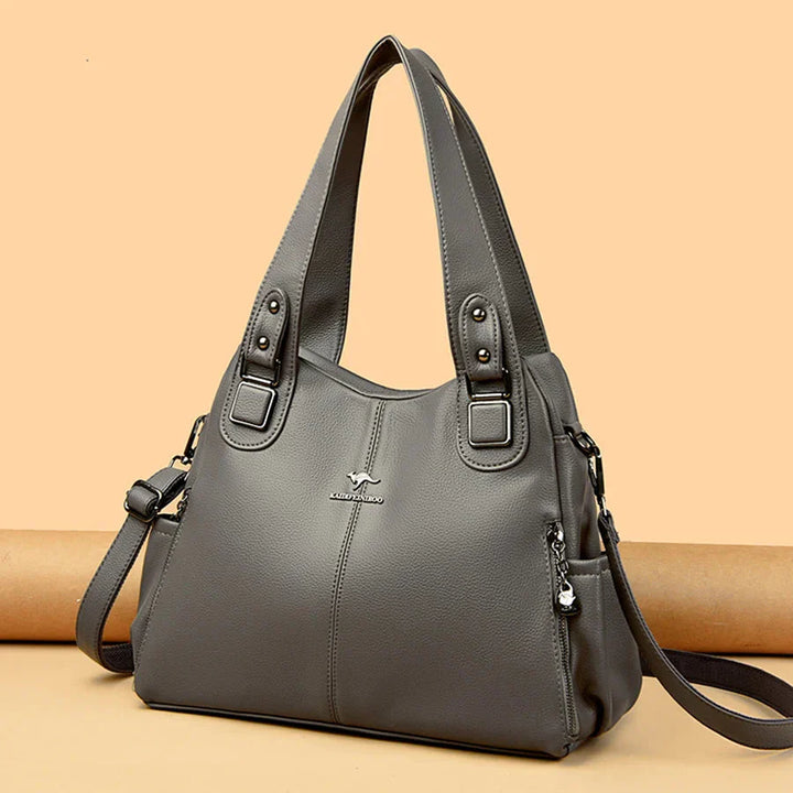 India™ Classic Vintage Vegan Leather Shoulder Bag