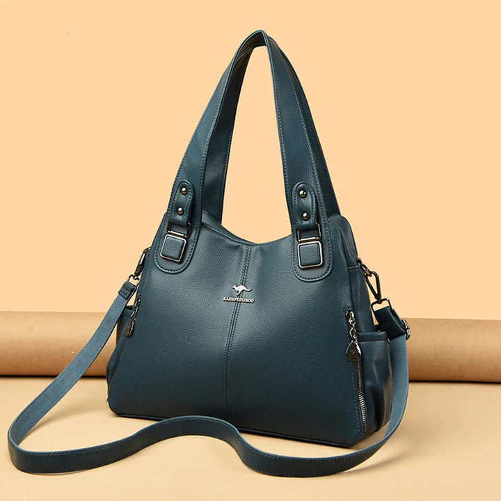 India™ Classic Vintage Vegan Leather Shoulder Bag