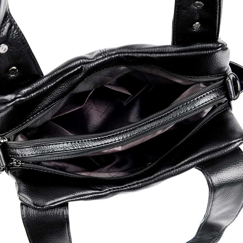 India™ Classic Vintage Vegan Leather Shoulder Bag