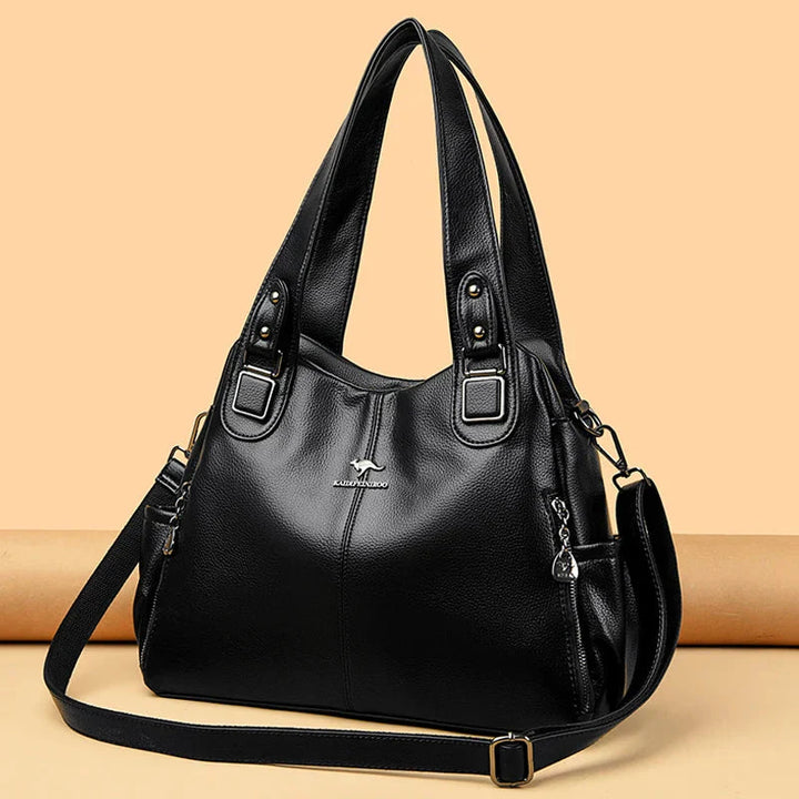 India™ Classic Vintage Vegan Leather Shoulder Bag